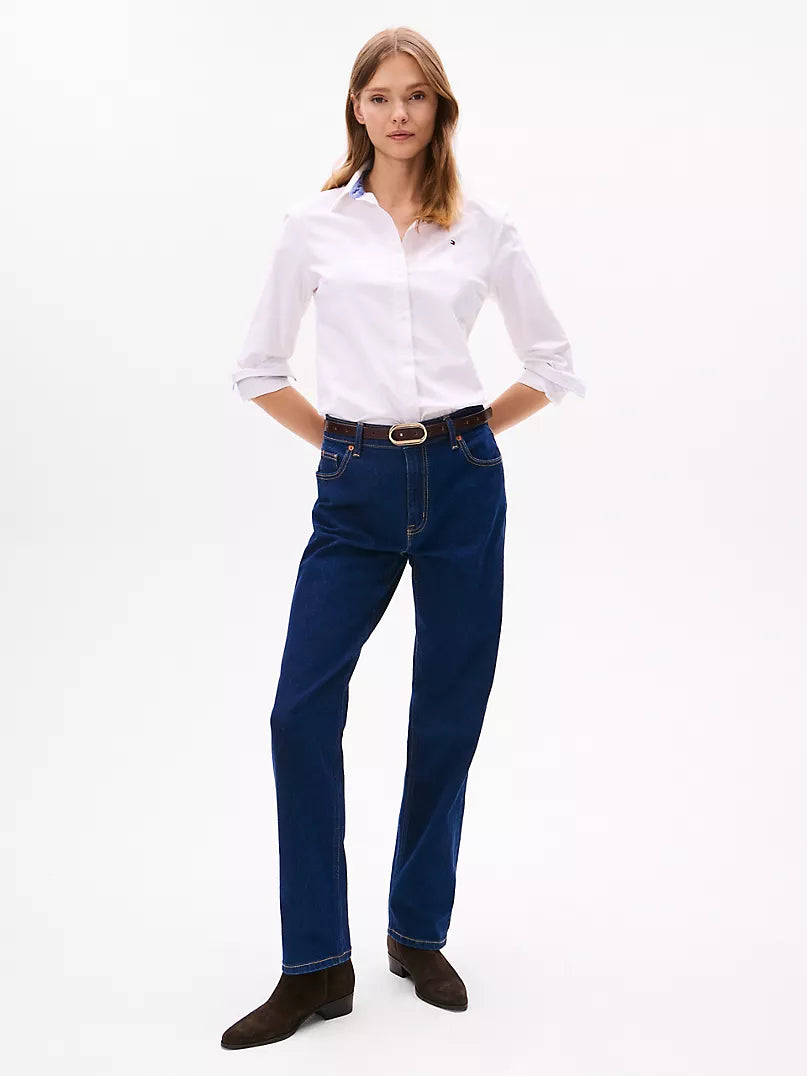Tommy Hilfiger Regular Fit Solid Stretch Oxford Shirt