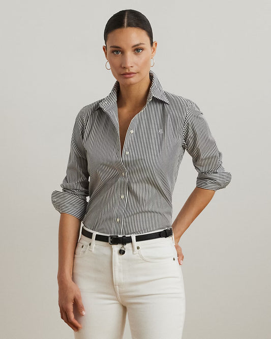 Lauren Ralph Lauren Striped Easy Care Cotton Shirt