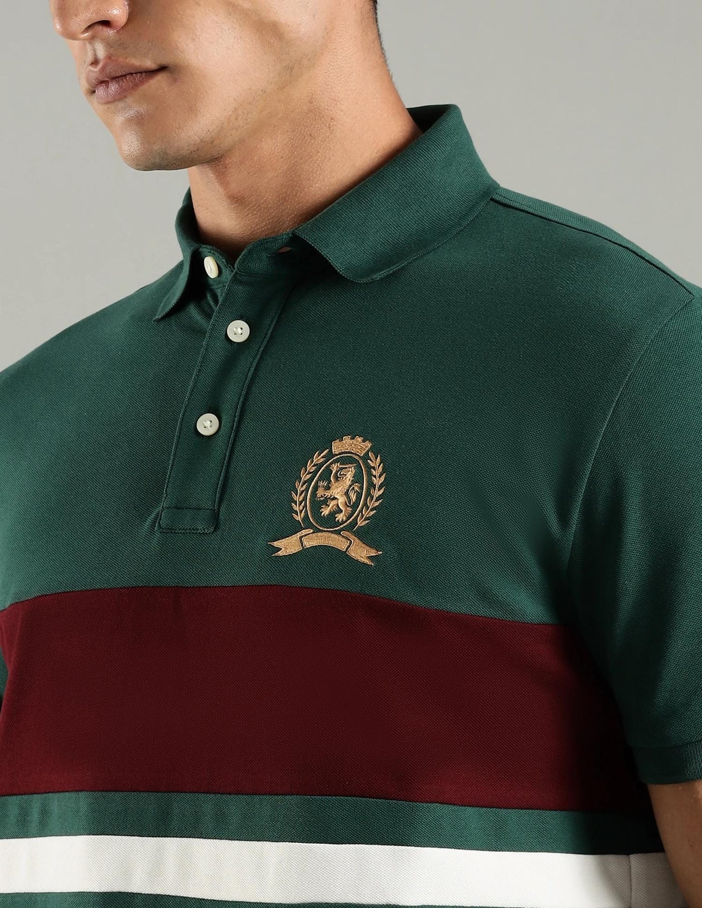 Tommy Hilfiger Striped Regular Fit cotton Polo Men’s