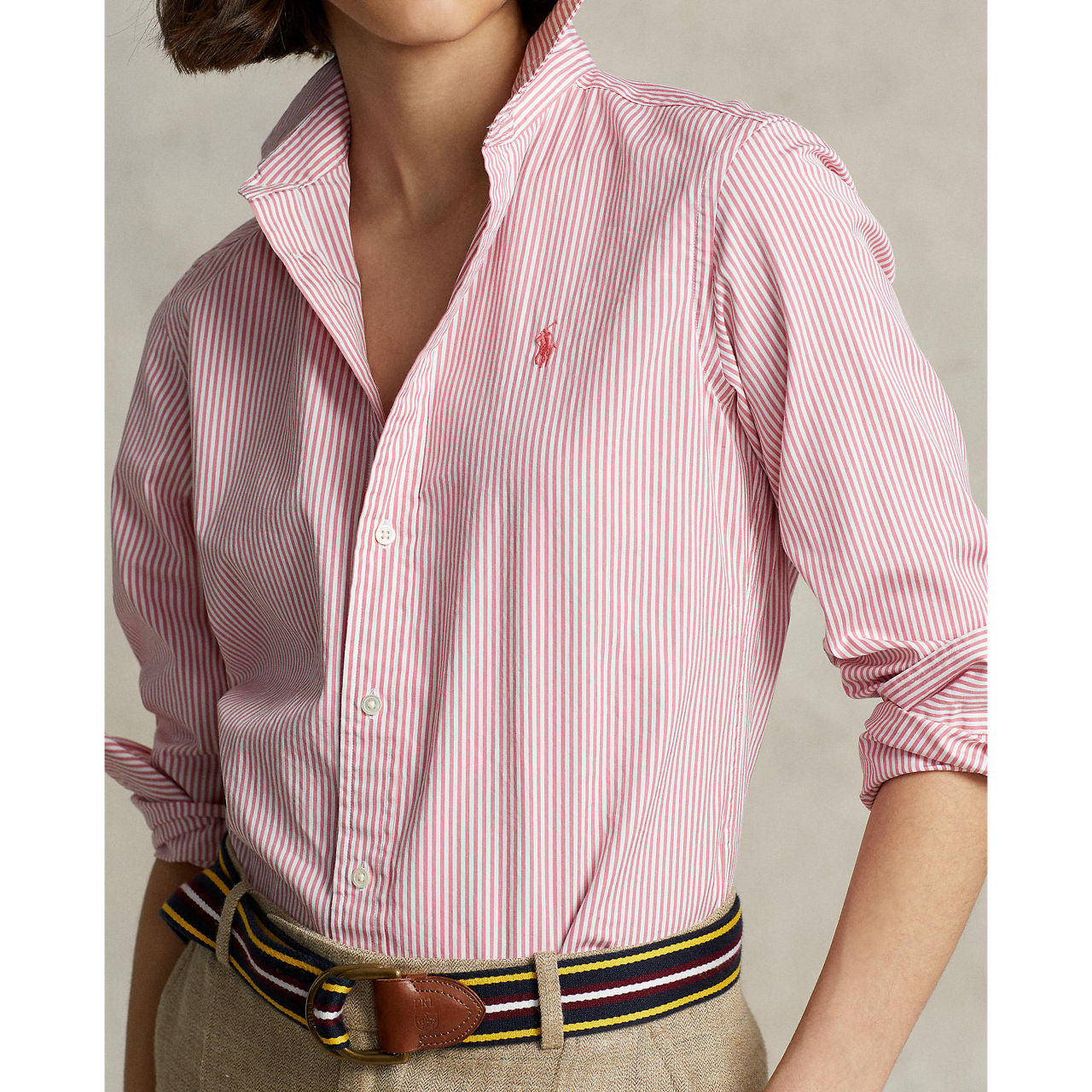 Ralph Lauren Georgia Classic Fit Striped Shirt