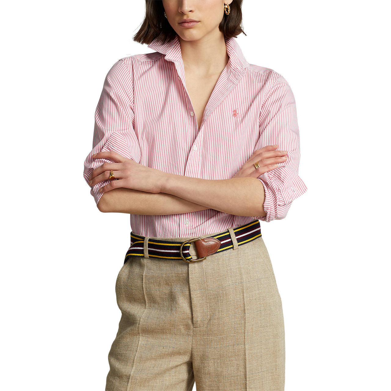 Ralph Lauren Georgia Classic Fit Striped Shirt