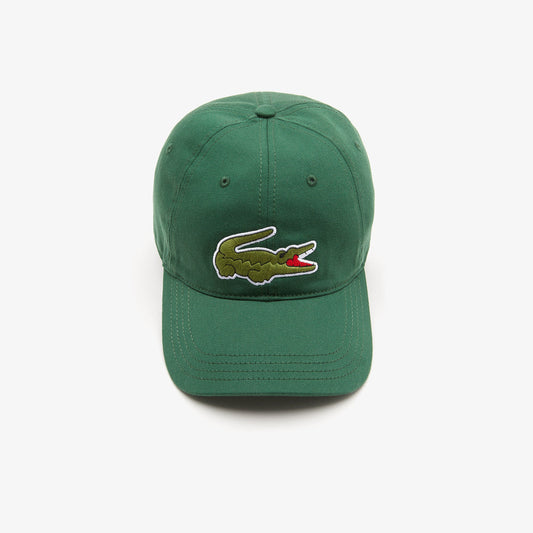 Lacoste Unisex Adjustable Organic Cotton Twill Cap