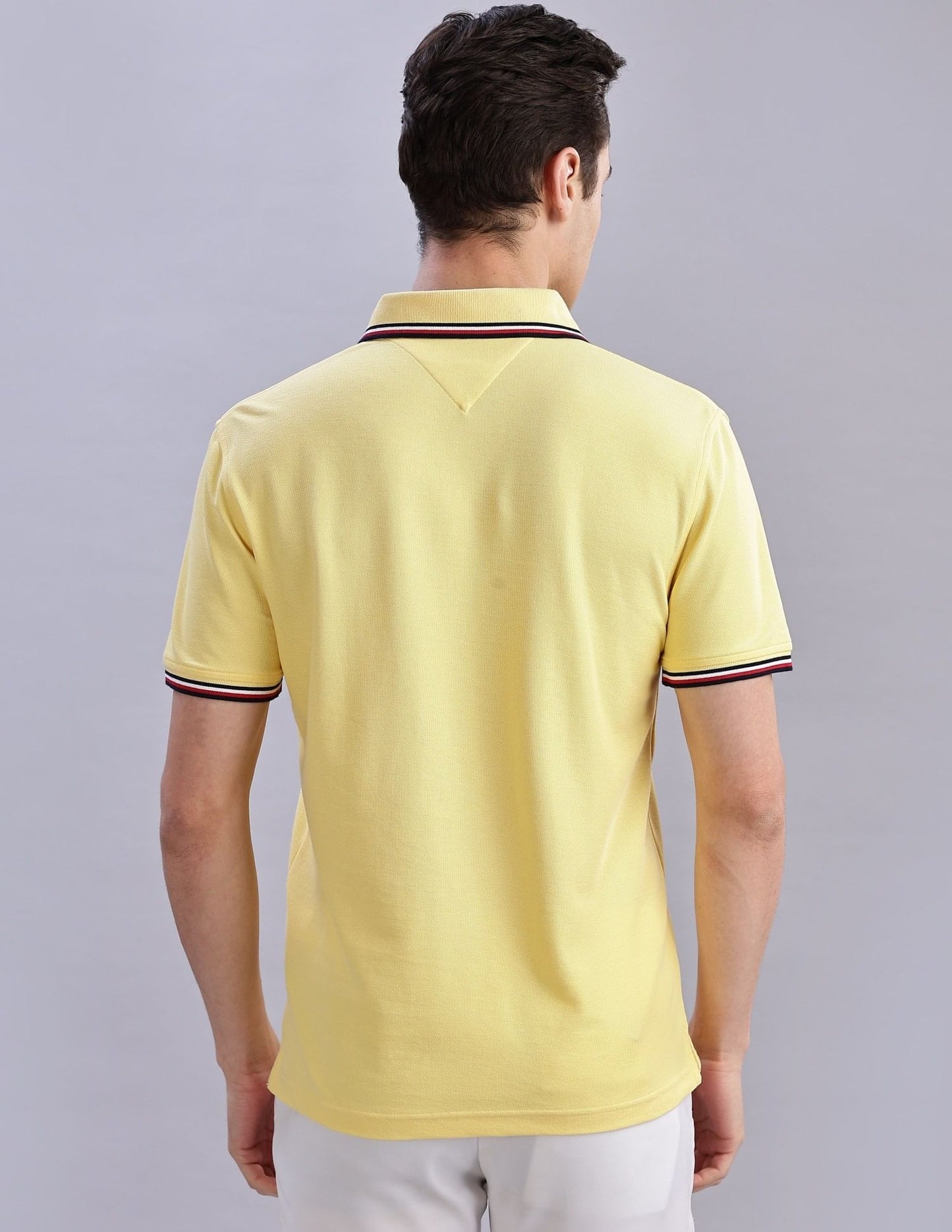 Tommy Hilfiger Solid Regular Fit Cotton Polo