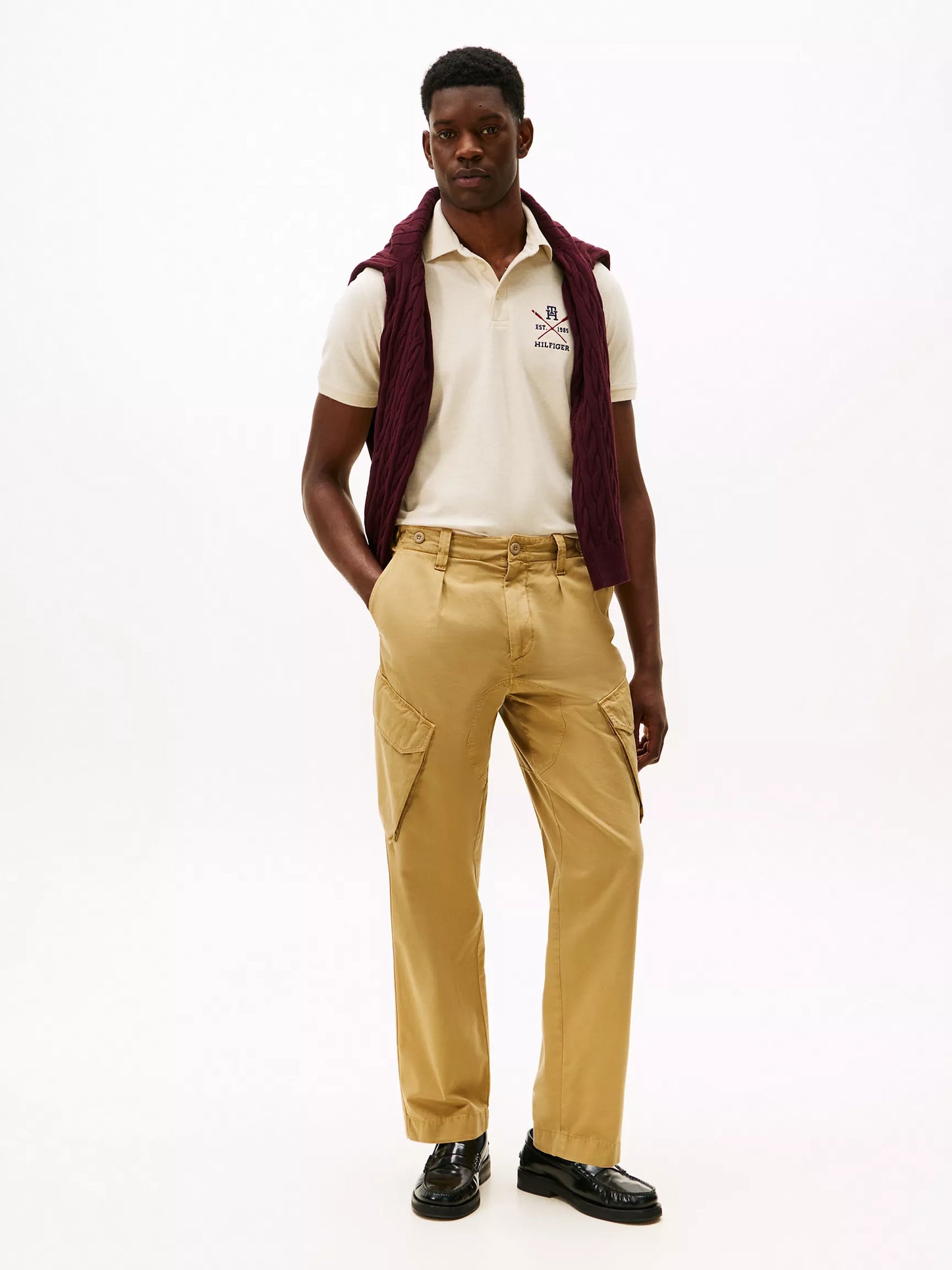 Tommy Hilfiger Regular Fit Rowing Crew Logo Polo