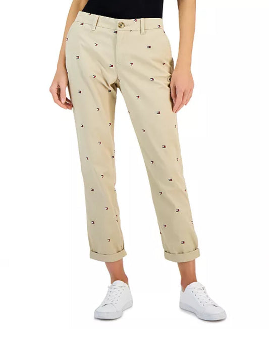 Tommy Hilfiger Women's Hampton Heart Flag Chino Pants