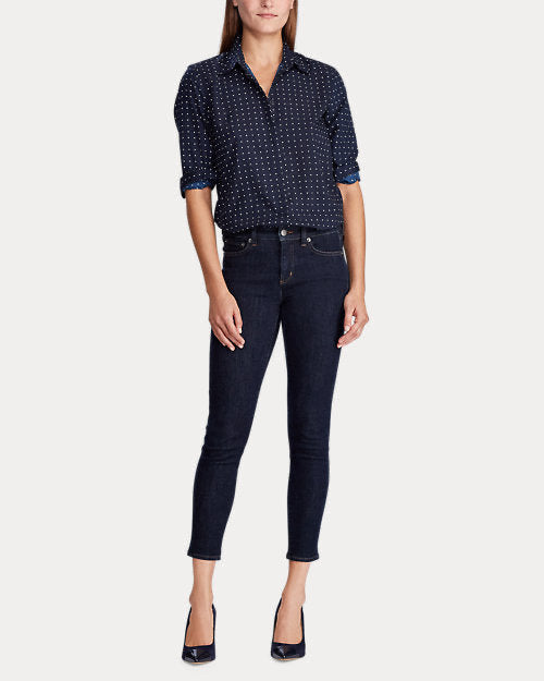 Ralph Lauren Classic Fit Polka-Dot Shirt