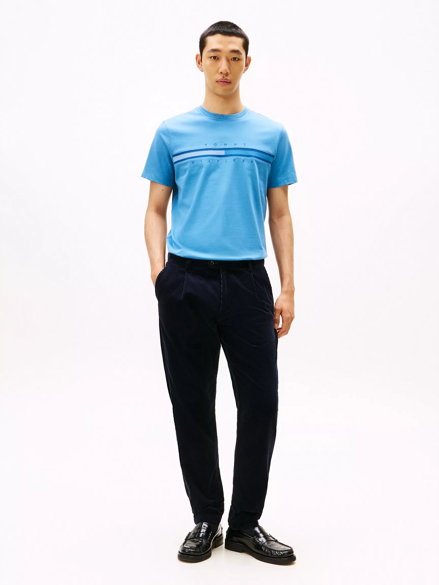 Tommy Hilfiger Tonal Flag Logo T-Shirt