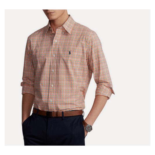Ralph Lauren Men's Classic Fit Plaid Oxford Shirt