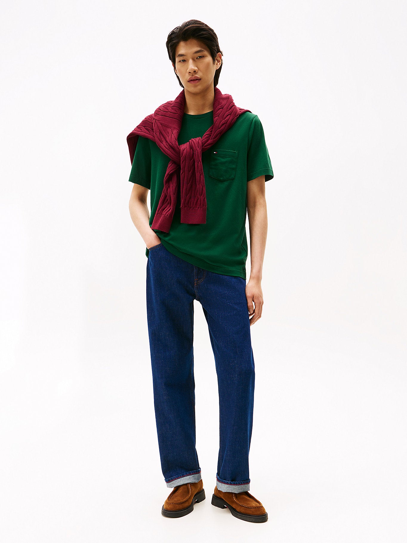 Tommy Hilfiger Knitted T-shirt with round neck