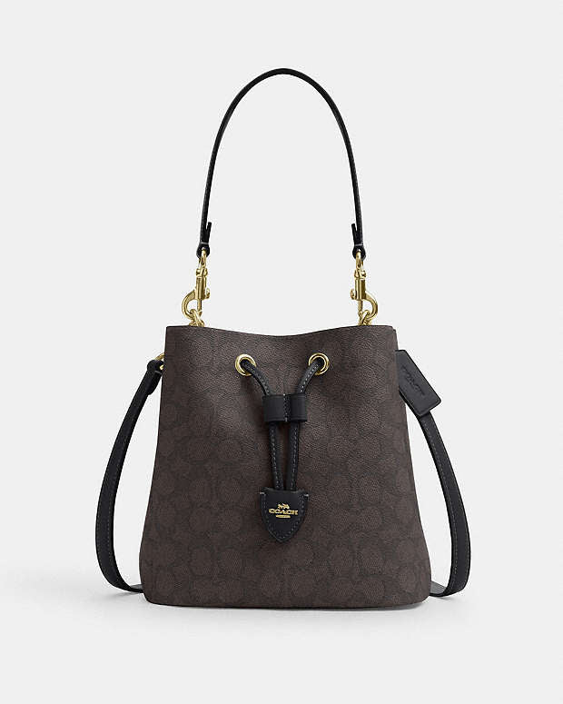 Coach Rowan Bucket Bag in Signature Canvas