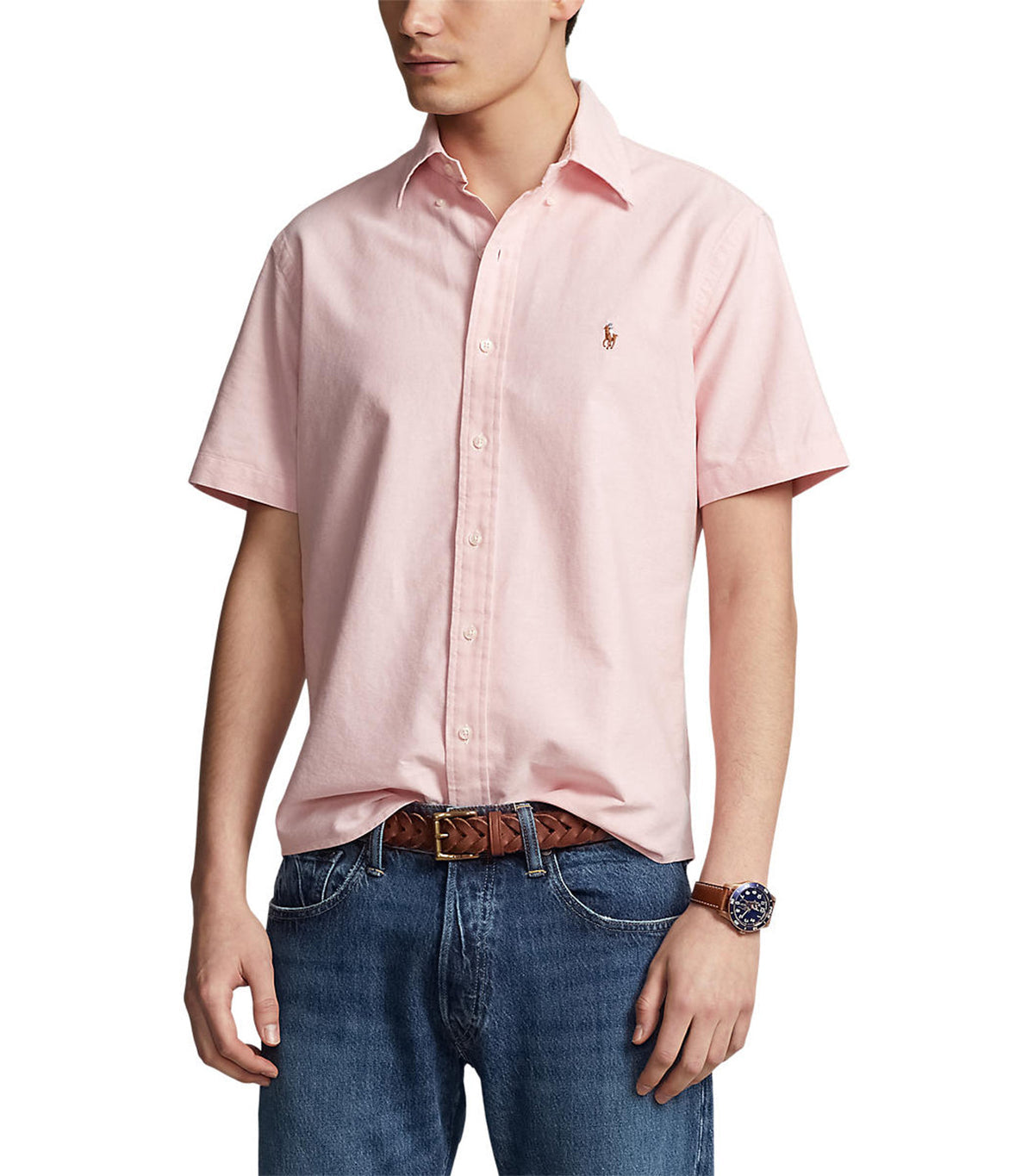 Ralph Lauren Custom Fit Oxford Shirt Light Pink