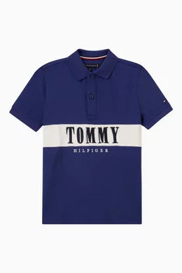 Tommy Hilfiger-Logo Polo Shirt in Cotton