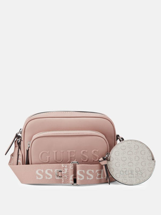 Guess Lya Mini Double-Zip Crossbody