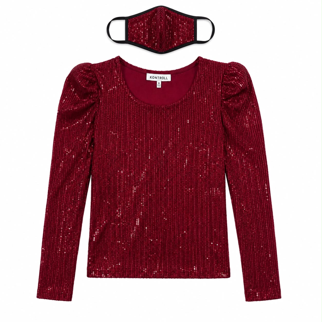 Kontroll Red sequin blouse Women’s