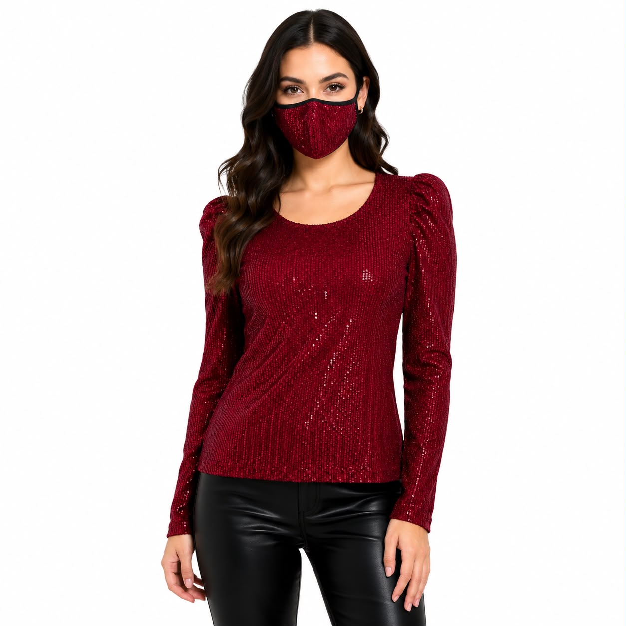 Kontroll Red sequin blouse Women’s