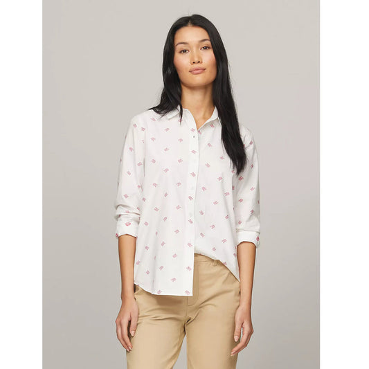 Tommy Hilfiger Fil Coupe Monogram Shirt