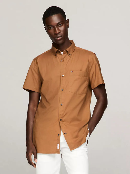 Tommy Hilfiger Short-Sleeve Slim Fit Poplin Shirt