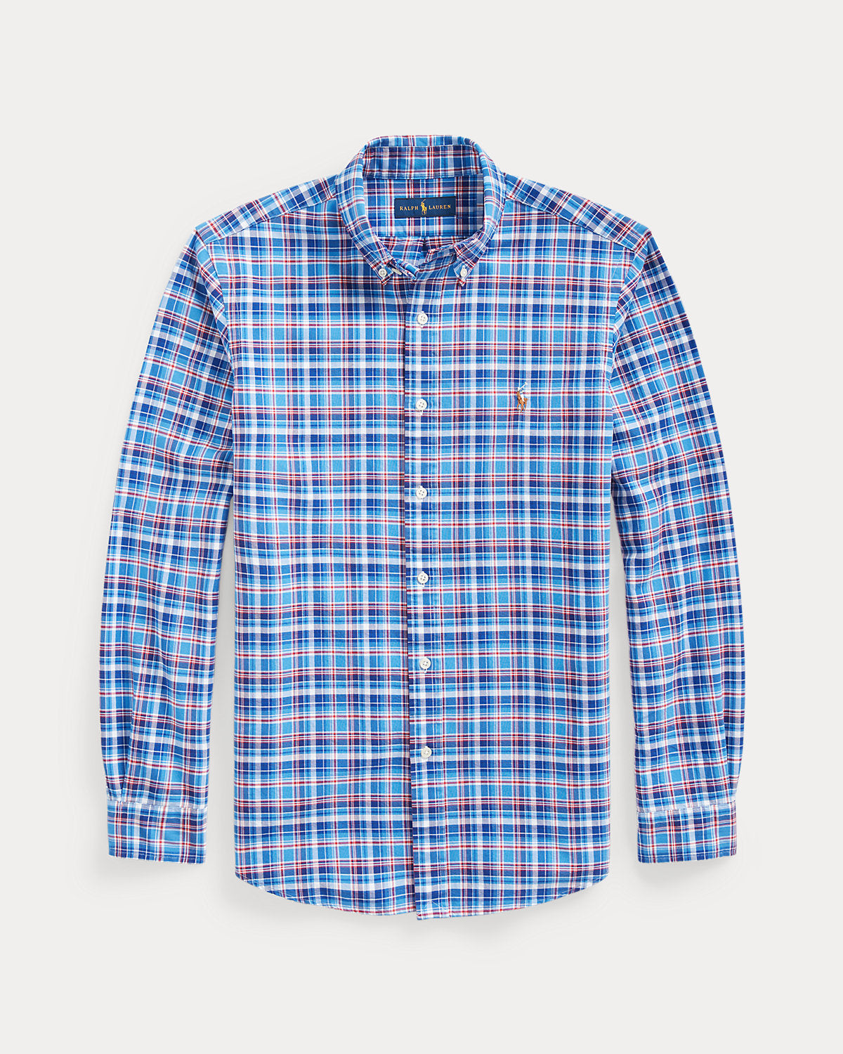 Ralph Lauren Classic Fit Plaid Oxford Shirt