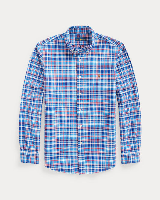 Ralph Lauren Classic Fit Plaid Oxford Shirt