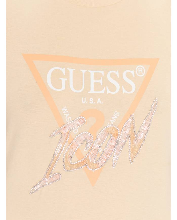CAMISETA GUESS ICON SEQUINS