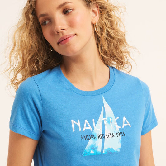 Nautica sustainably crafted foil sailing graphic t-shirt