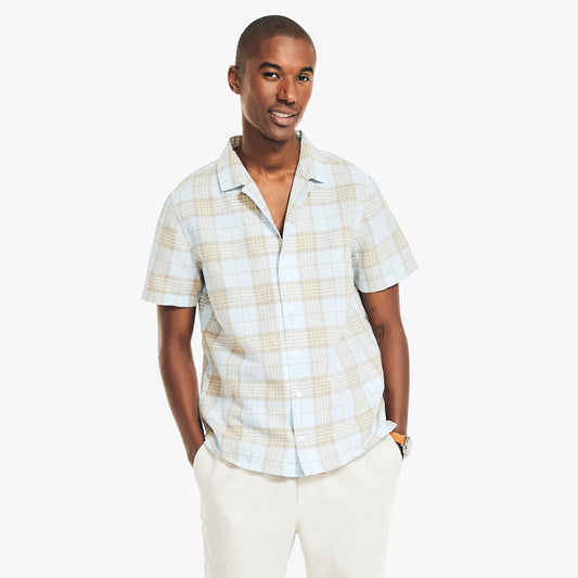Nautica Plaid Short Sleeve Shirt