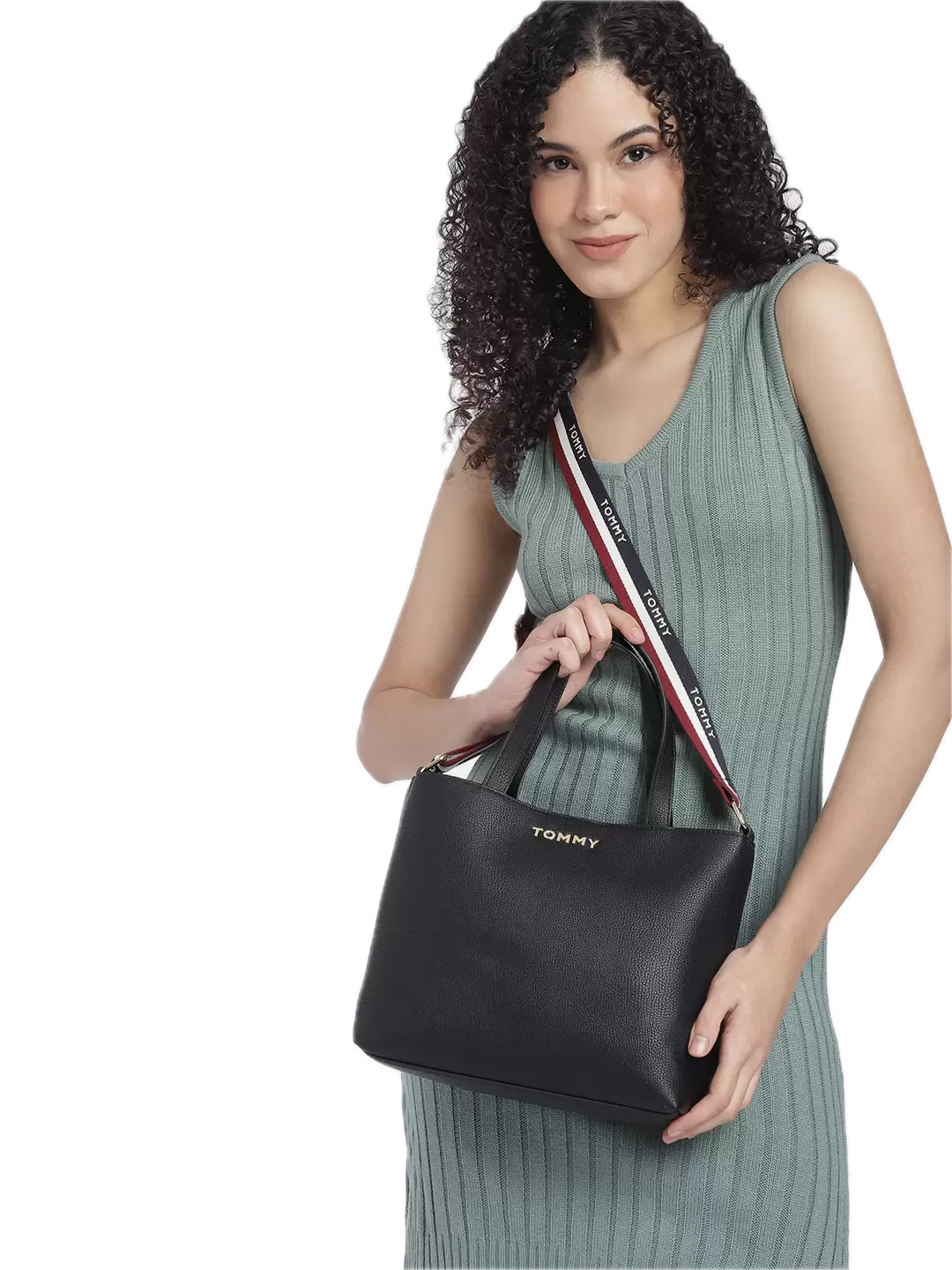 Tommy Helfiger Blackcolor Women Handbag