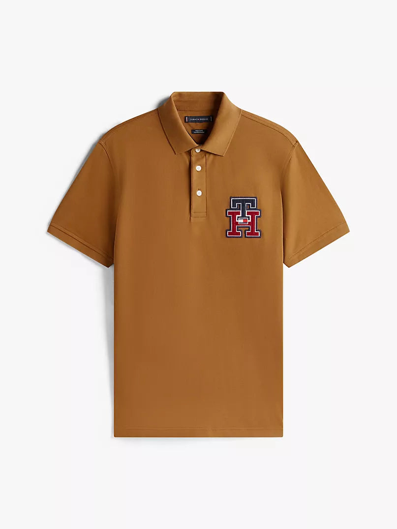 Tommy Hilfiger Regular Fit Textured Monogram Polo