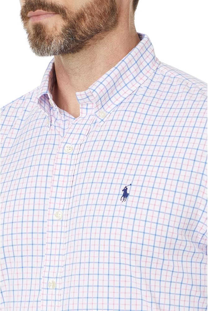 Ralph Lauren Men's Classic Fit Plaid Performance Shirt