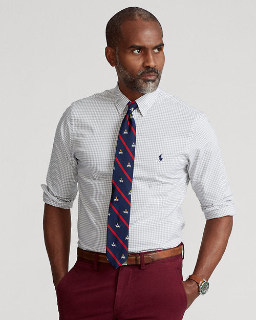 Ralph Lauren  Fit Gingham Poplin Shirt