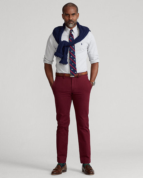 Ralph Lauren  Fit Gingham Poplin Shirt
