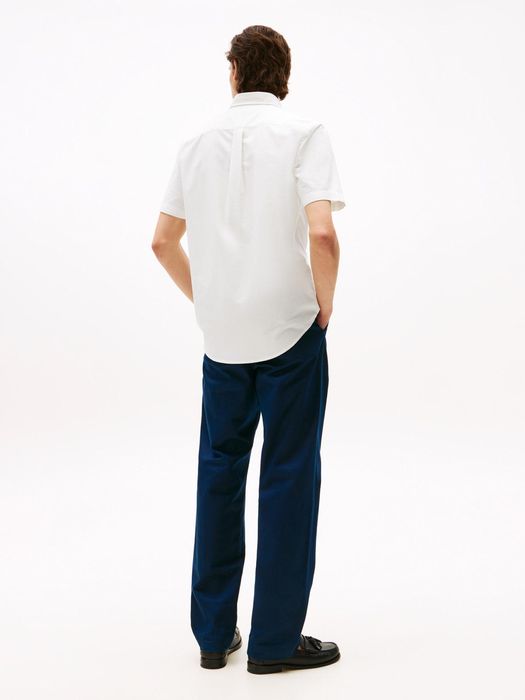 Tommy Hilfiger-CAMISA OXFORD DE MANGA CORTA Y CORTE REGULAR