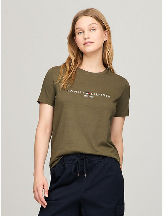 Tommy Hilfiger PLAYERA DE CUELLO REDONDO CON LOGO DE MUJER TOMMY HILFIGER