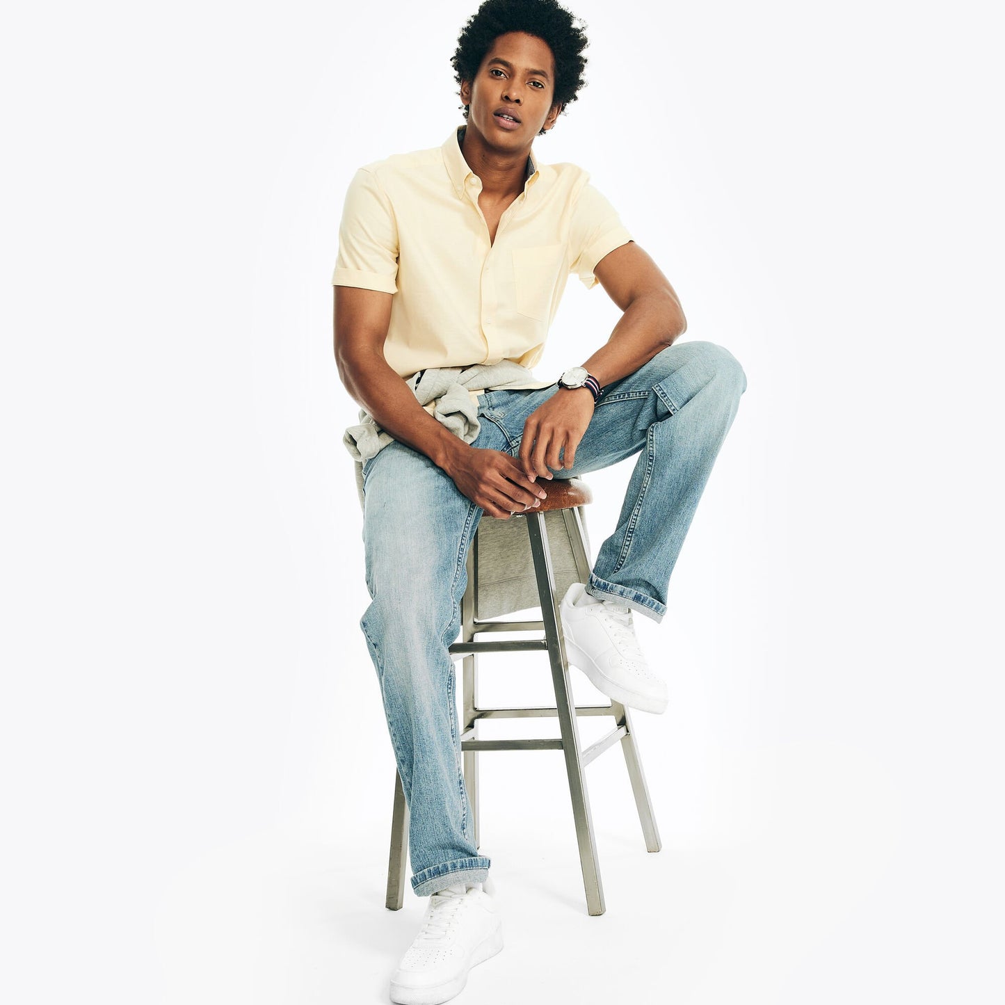 Nautica Short Sleeve Oxford Shirt