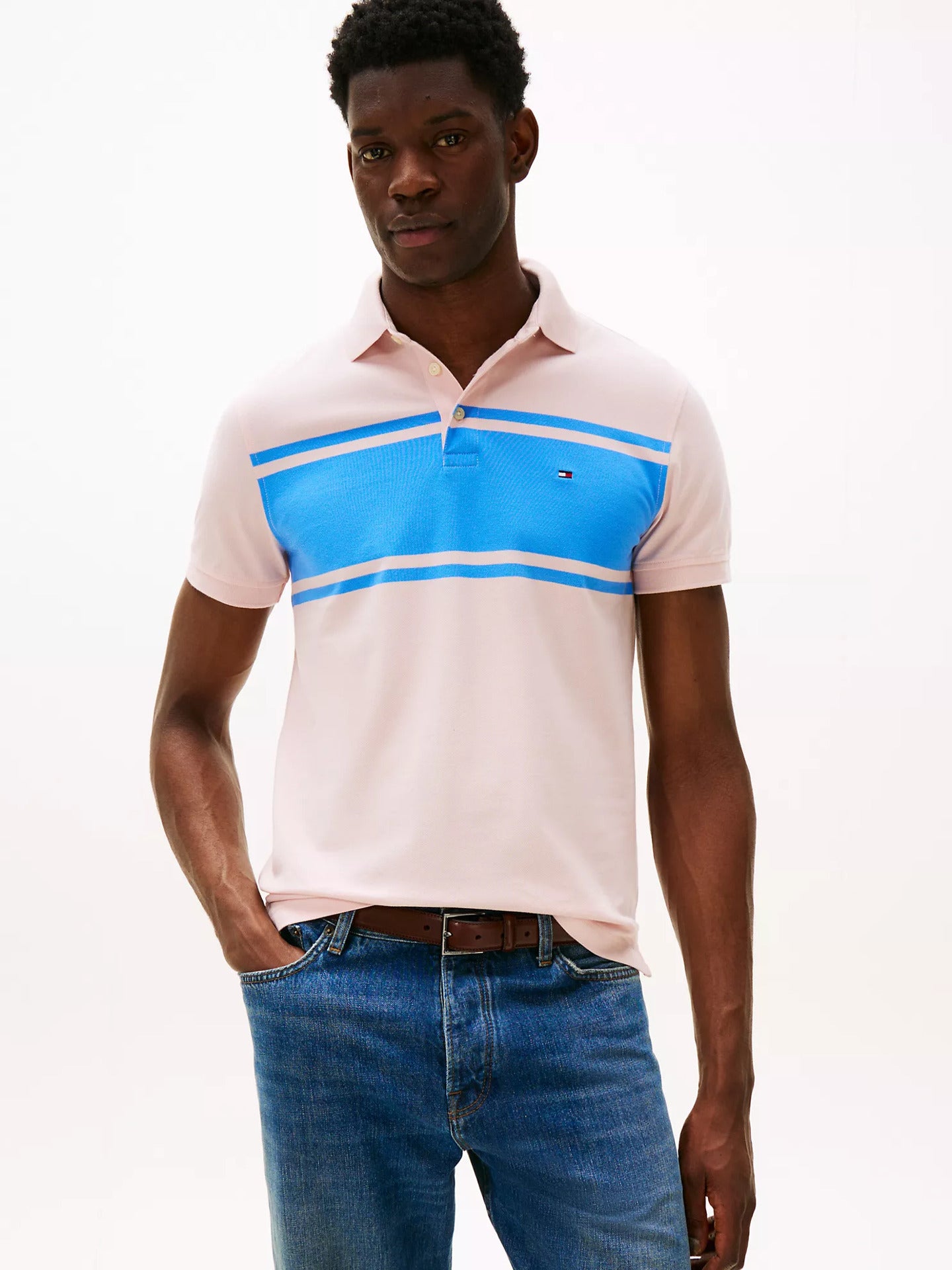 Tommy Hilfiger Slim Fit Stretch Coupe Polo Men’s