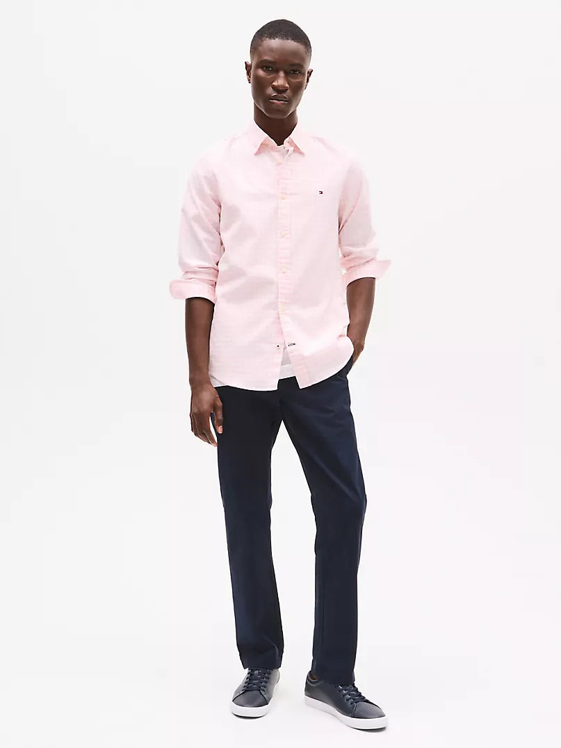 Tommy Hilfiger-Slim Fit Stretch Gingham Oxford Shirt