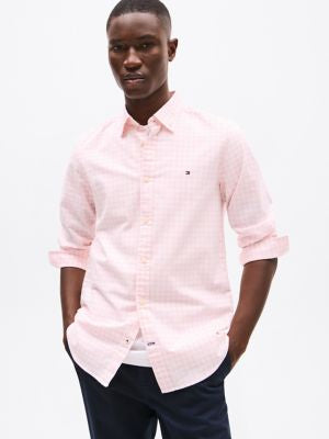 Tommy Hilfiger-Slim Fit Stretch Gingham Oxford Shirt