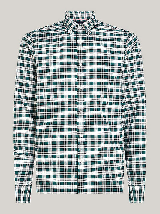 Tommy Hilfiger THFlex Regular Fit Gingham Poplin Shirt