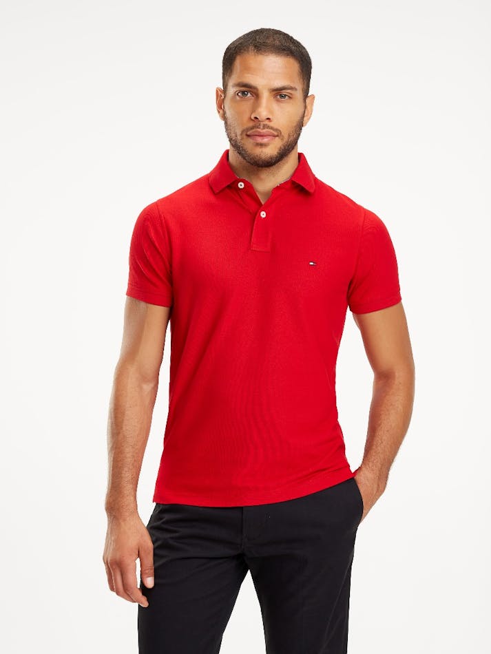 Tommy Hilfiger Pure Cotton Slim Fit Polo Shirt