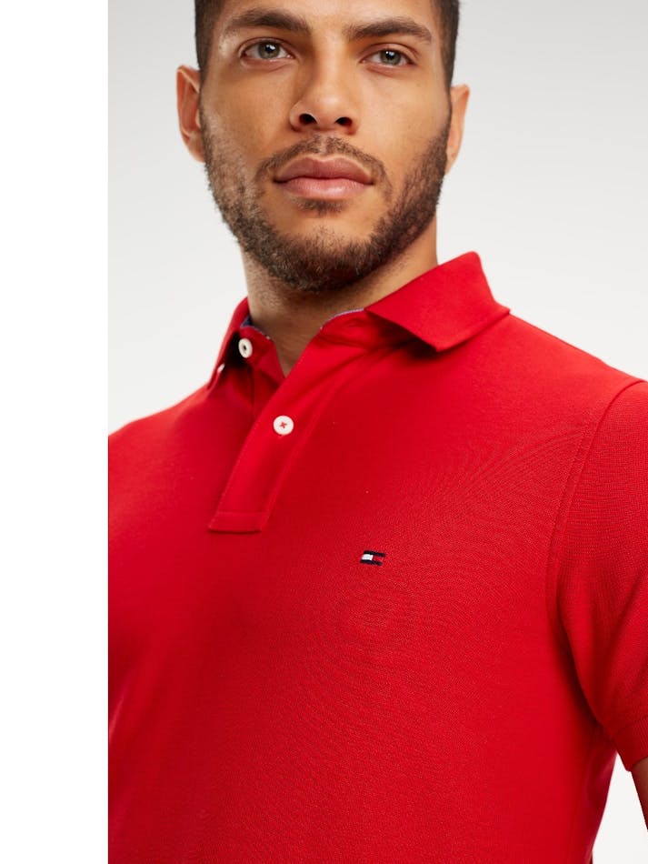 Tommy Hilfiger Pure Cotton Slim Fit Polo Shirt