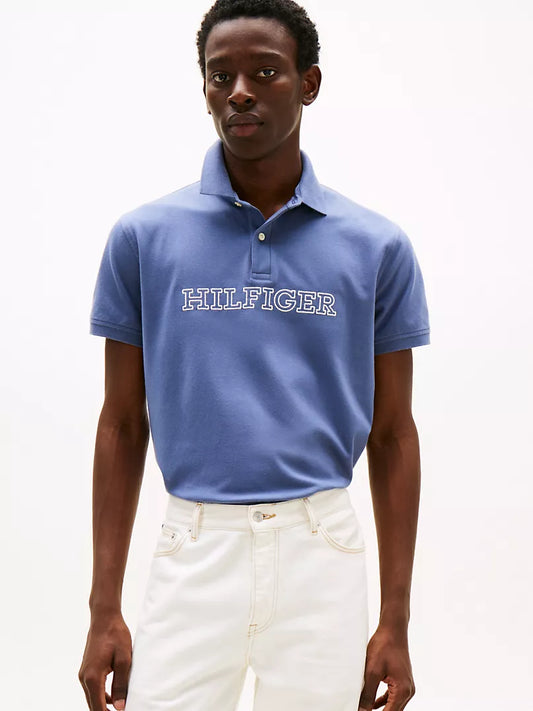 Tommy Hilfiger-Regular Fit Hilfiger Logo Polo