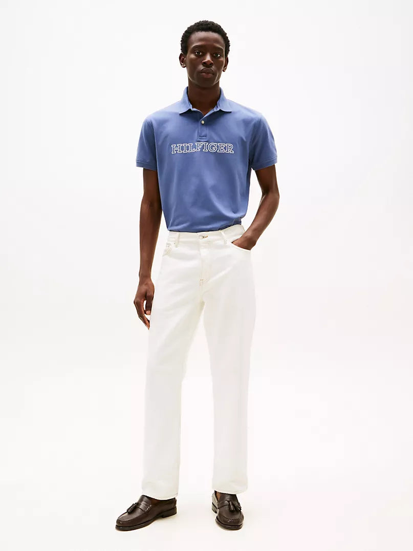 Tommy Hilfiger-Regular Fit Hilfiger Logo Polo