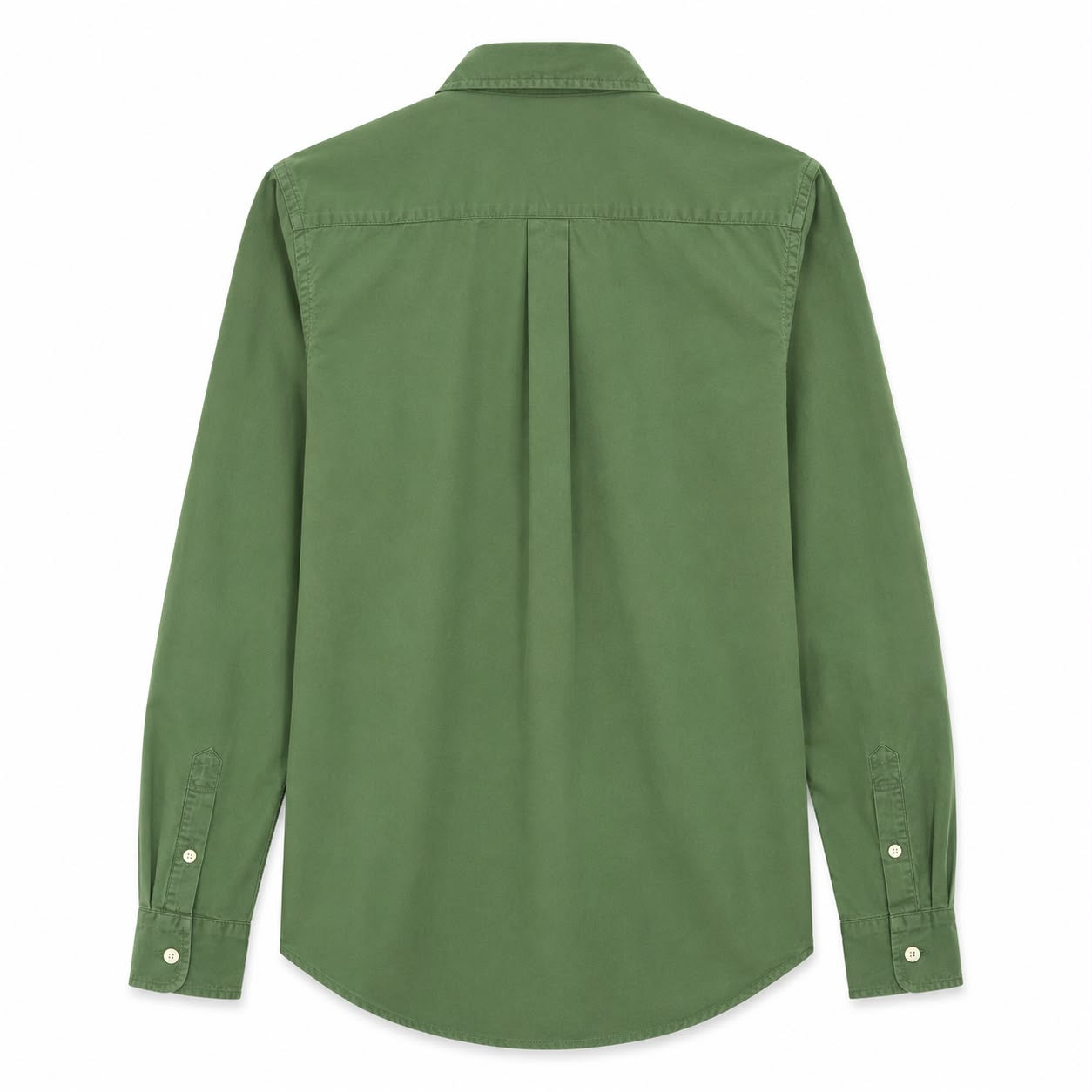 Polo Ralph Lauren Cotton Twill Shirt White Logo in green Women’s
