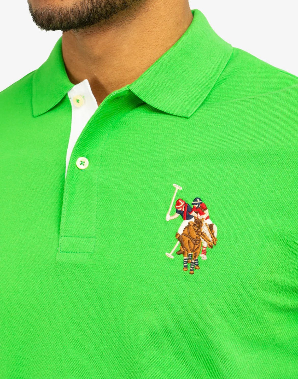 U.S Polo multi color big logo polo shirt Men’s
