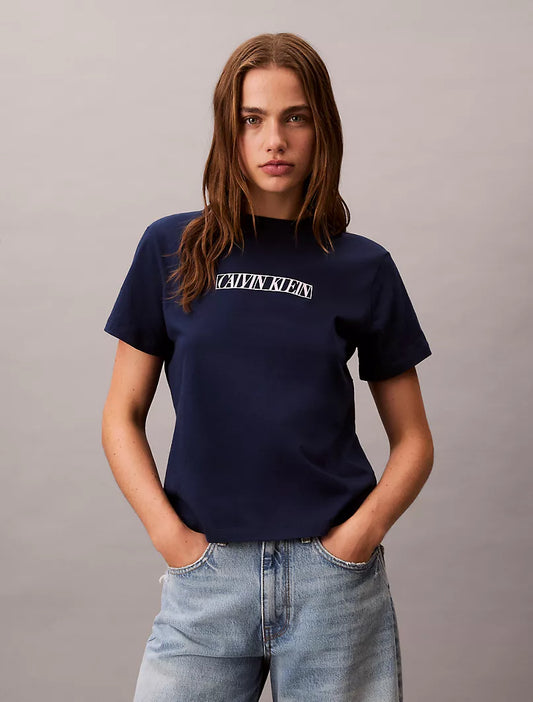 Calvin Klein Box Logo Classic T-Shirt Women’s
