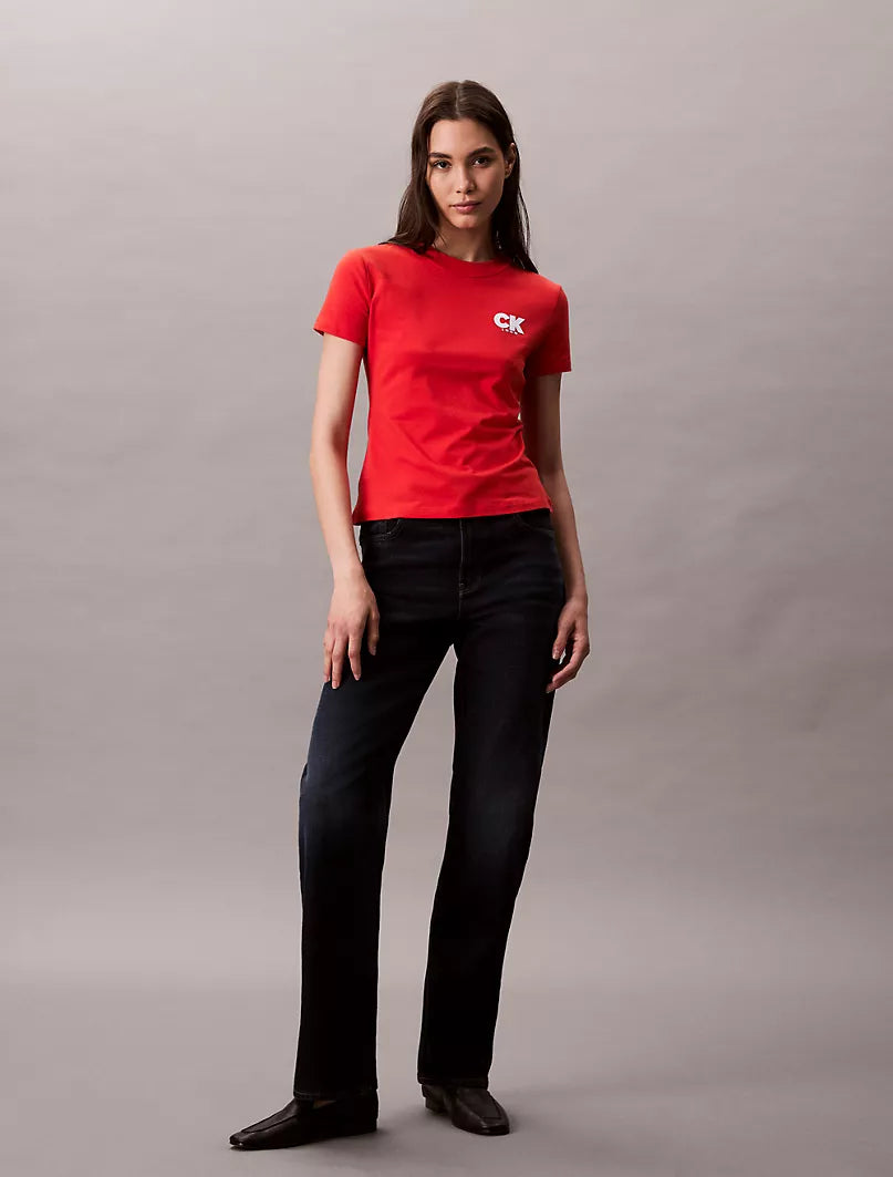 Calvin Klein Monogram Logo 1968 Graphic Slim T-Shirt Women’s