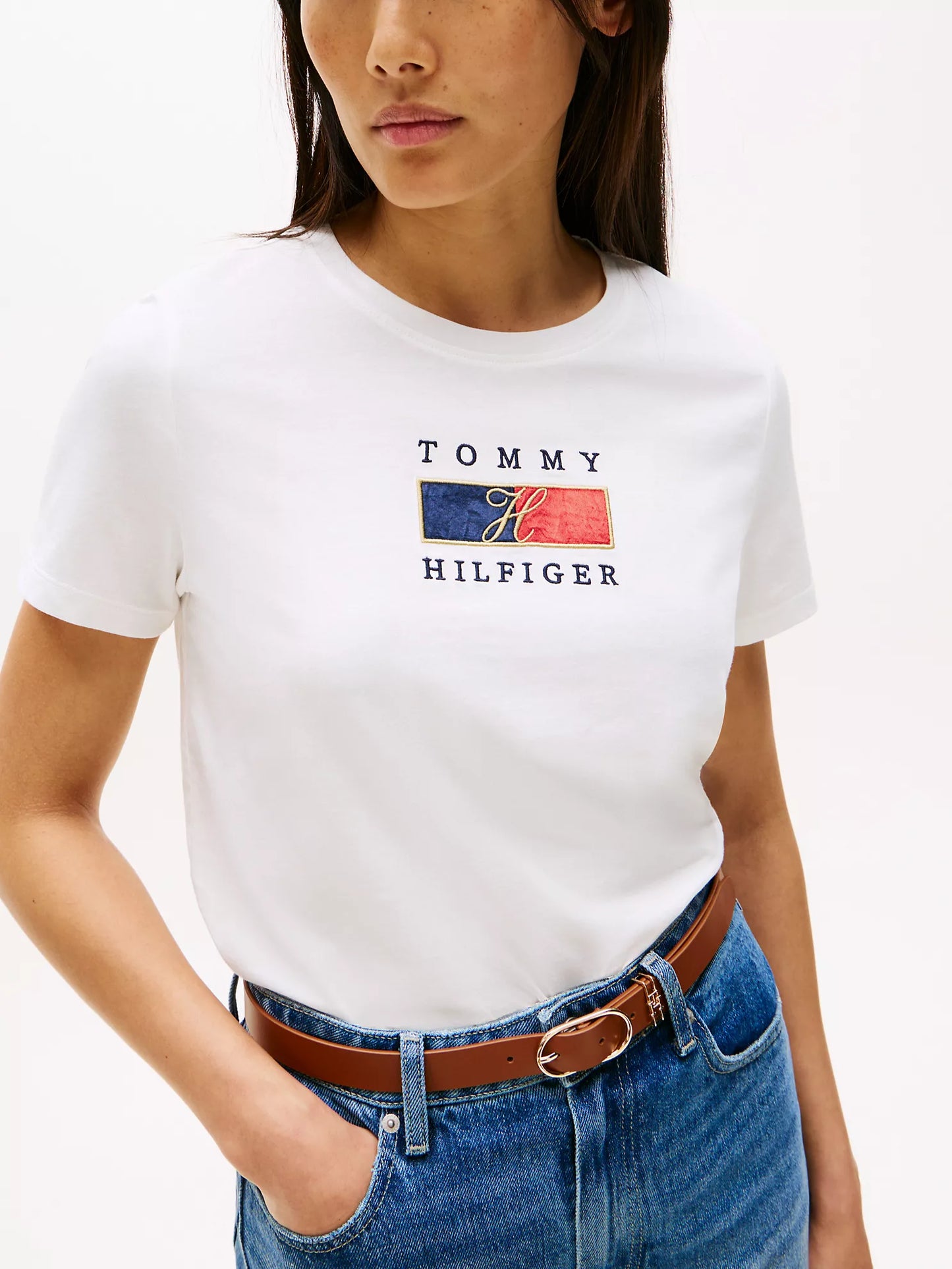 Tommy Hilfiger-Block Logo T-Shirt