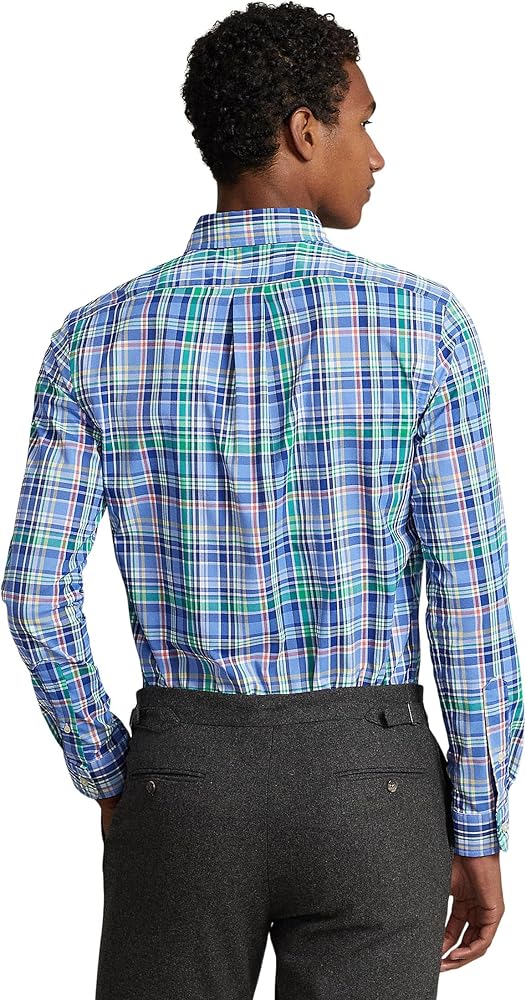 Ralph Lauren Men's Classic Fit Plaid Performance Shirt