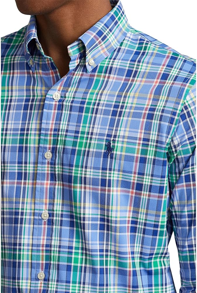 Ralph Lauren Men's Classic Fit Plaid Performance Shirt