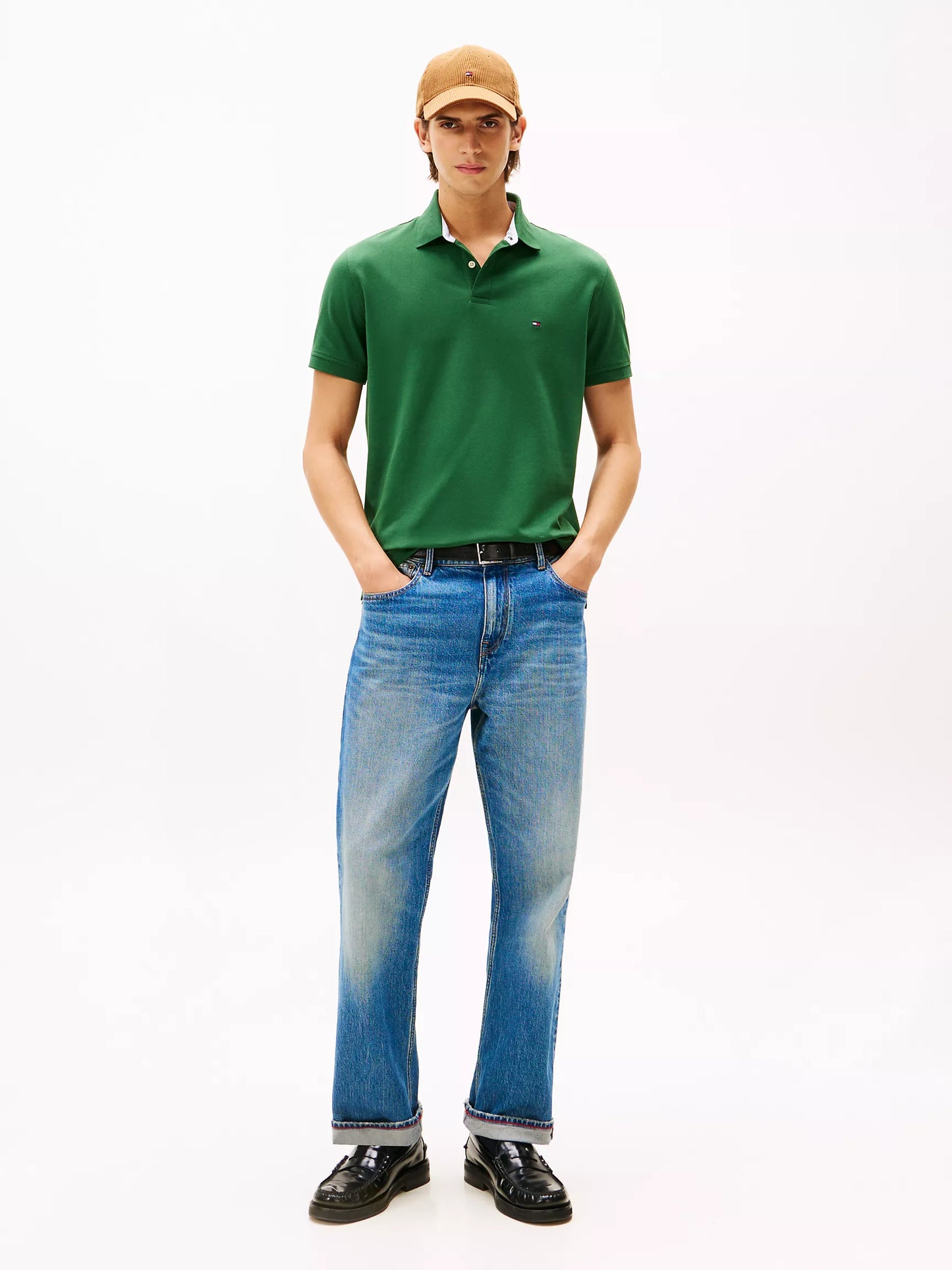 Tommy Hilfiger-Regular Fit Stretch Tommy Polo